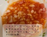 豆腐と鶏肉のハンバーグ♪チリソースがけ作り方1写真