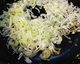 ネギだくキムチ炒飯。作り方2写真