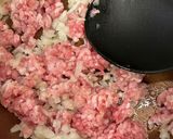 絶賛♡甘辛な春菊と豚肉のチーズオムライス作り方4写真