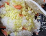 紅しゃけと天かすのおにぎり作り方5写真