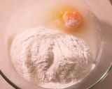 米粉で！ニラとしらすのカリもちチヂミ作り方2写真