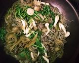 牛丼の残りをあらっ?サッと!牛卵とじ作り方2写真