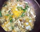 牛丼の残りをあらっ?サッと!牛卵とじ作り方3写真