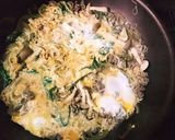 牛丼の残りをあらっ?サッと!牛卵とじ作り方4写真