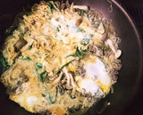 牛丼の残りをあらっ？サッと！牛卵とじ作り方4写真