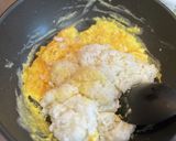菜の花とスパムのチャーハン作り方3写真
