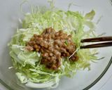 春キャベツと納豆のネバネバサラダ！作り方3写真