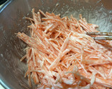 人参のかき揚げ丼　米粉でサクサク作り方2写真