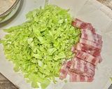 米粉と素麺でモダン焼き・ちょっと洋風に作り方2写真
