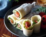 朝食・おやつに☆米粉で作る簡単ブリトー。作り方7写真