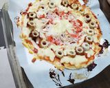 米粉のピザ作り方8写真