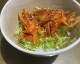 人参のかき揚げ丼　米粉でサクサク作り方6写真
