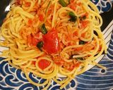 アミエビとトマトパスタ作り方7写真