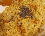 アサリカレー炒飯豚焼き添え作り方5写真