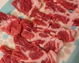 アサリカレー炒飯豚焼き添え作り方6写真