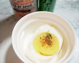 茹で卵に岩塩とパセリを〜♬作り方3写真