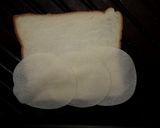 餃子の皮と食パンの消費にピザトースト作り方1写真
