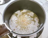 塩麹の旨味♪ホタテ缶と三つ葉の卵とじ作り方2写真