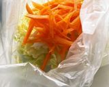 米粉活用♪ ツナと野菜のまん丸チヂミ風♪作り方1写真