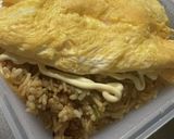 オムそば☆香りいい三つ葉のバター炒め弁当作り方5写真