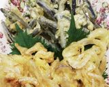 天ぷらの盛り合わせ♪色々な野菜と鶏天付き作り方7写真