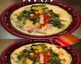 美味ドレとチーズでクリームスープパスタ！作り方1写真