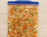 野菜ミックスで★チャーハン作り方1写真