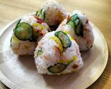 食べよう朝ごはん！鮭ときゅうりのおにぎり作り方6写真