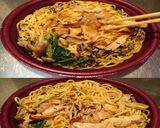 美味ドレチョレギワサビでバター醤油パスタ作り方2写真