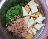 簡単！！野菜たっぷり米粉のすいとん鍋作り方2写真