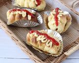 材料4つ♪ホケミで簡単!ウィンナーパン作り方4写真