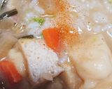 簡単！！野菜たっぷり米粉のすいとん鍋作り方12写真