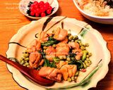 春色豆ごはん❤️生グリーンピースと桜入り作り方8写真