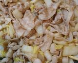 簡単！激ウマ！豚バラ白菜の味噌チーズ炒め作り方4写真