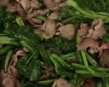マカ入り牛肉と菜の花の炒め物作り方4写真