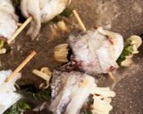 太刀魚の梅肉えのき巻き♡作り方6写真
