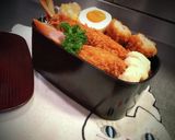 特大牡蠣フライ&海老フライ弁当!作り方5写真