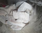 米粉を使った「さば唐揚＆残粉揚げ卵」作り方2写真