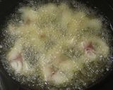 米粉を使った「さば唐揚＆残粉揚げ卵」作り方3写真