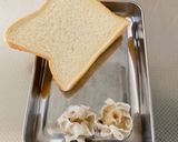しゅうまいと食パンdeミニ豚まん作り方1写真