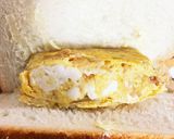 今朝の4w1hサンド「なめたけの卵焼き」作り方3写真