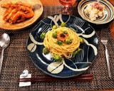 ふきのとうと明太子の和風パスタ作り方8写真