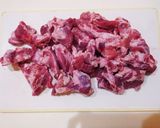 簡単すぎる塩麹&米粉で豚頭肉の唐揚げ作り方1写真