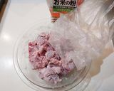 簡単すぎる塩麹&米粉で豚頭肉の唐揚げ作り方4写真