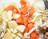 米粉でルーから手作りする甘口カレー作り方2写真
