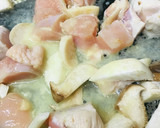 鶏肉＆長ネギのおろしあん風生姜焼き作り方2写真