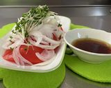 新玉ねぎとトマトのサラダ♪作り方3写真