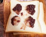 つぶあん団子のホットサンド作り方1写真