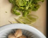 菜の花と鶏団子のガラ出汁あん作り方3写真