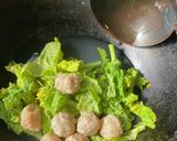 菜の花と鶏団子のガラ出汁あん作り方4写真